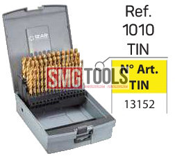 Spirálfúró készlet D6-10/0,1/ 41db/klt. HSS (1010) DIN338N Classic - TiN