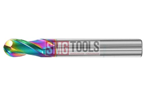 D1.5R0.75 Gömbvégű maró Z2 L/l1=50/3 d=4 VHM ALUDLC-30