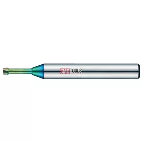   M5 Mini Menetmaró 3xD Z4 D4,05 L/L2=60/15,4 d=6 VHM TiSiN-S 62HRc-15 [4STM0405154S06M5]