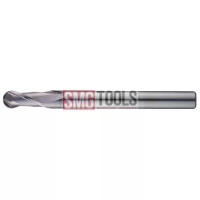   D1R0.5 Gömbvégű maró Z2 L/L1=50/2,5 d=4 VHM TiAlN STEEL-30 [DB312010S4]