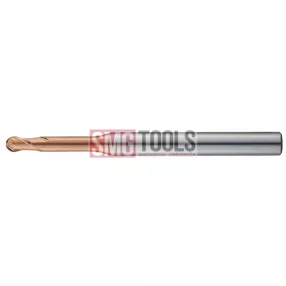   D1R0.5 Gömbvégű maró nyakalt Z2 L/L2/L1=50/3/1,5 d=3 VHM AlTiSiN 70HRc-30 [DB702010]