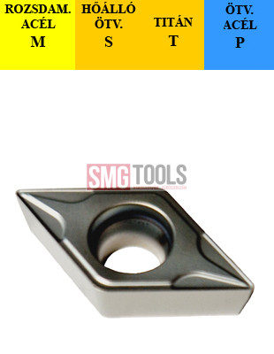 DCMT11T304-MC MR2630 Esztergalapka 