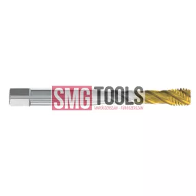 M4-6HX Gépi menetfúró csav.h. R45 HSS-E DIN371-C CNC-TiN