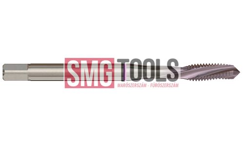 M3-6HX Gépi menetfúró L15 csavart h. átmenő HSS-PM DIN371-D TITAN-TiCN