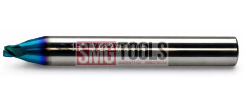 D2/6 Kúpos maró (θ=15°) R0,05 rádiusszal Z4 L/L2/L1=50/7,46/2 d=6 VHM TiSiN-S 70HRc-30