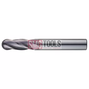   D2R1 Gömbvégű maró Z4 Thunder L/L1=39/7 d=3 VHM TiAlN STEEL-30 [TXB204020]