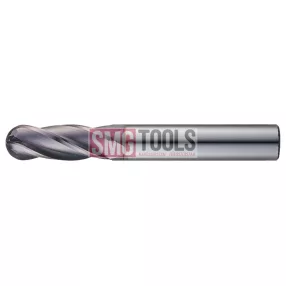   D1R0.5 Gömbvégű maró Z4 Thunder L/L1=50/2 d=4 VHM TiAlN STEEL-30 [TXB304010]