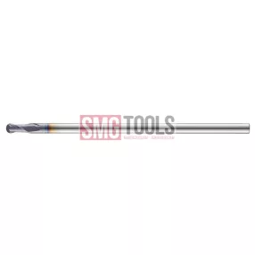   D0.1R0.05 Gömbvégű mikromaró Z2 L/l1=40/0,1 d=4 VHM AlCrN 52HRc-30 [UB502001S]