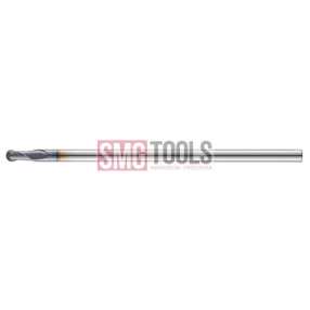   D0.1R0.05 Ultraprecíziós Gömbvégű maró Z2 L/l1=40/0,2 d=4 VHM AlCrN 52HRc-30 [UB502001P]