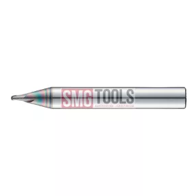   D1R0.5 Gömbvégű maró hosszú Z3 L/L1=50/1 d=6 VHM AlCrN 52HRc-30 [UB503010]