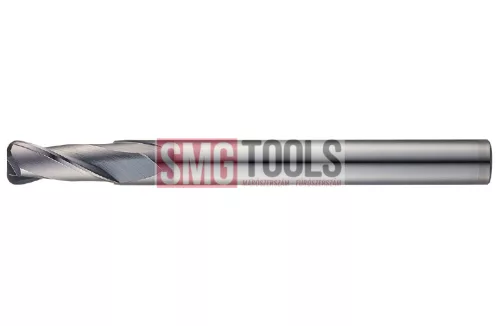 D4R1.0 Tóruszos maró hosszú Z2 L/L1=70/11 d=6 VHM TiAlN STEEL-30 [ZR3220410]