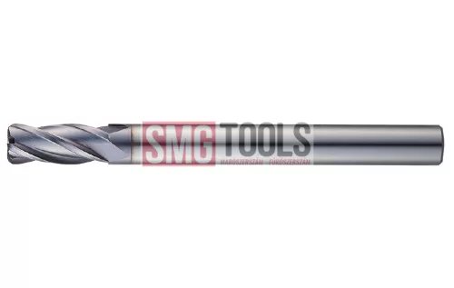 D3R0.5 Tóruszos maró hosszú Z4 L/L1=8/60 d=4 VHM TiAlN STEEL-30 [ZR3240305S4]