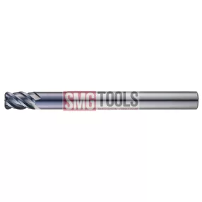   D6R0.5 Tóruszmaró nyakalt Z4 (high Speed/Feed) L/L2/L1=90/20/9 d=6 VHM TiAlN STEEL-30 [ZR324H0605]
